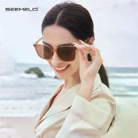 ราคา พร้อมส่ง. SEEMELO Folding Sunglasses Polarized Lens Sunglasses Sun Glasses Outdoor Travel Sunscreen Sunglasses Women UV400 Trendy Sunglasses For Women Polarized Round Chic Retro Sunglasses (1732947025