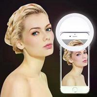 ราคา [COD] LED Flash Phone Lens Light Adjustable Selfie Ring Light for Mobile Phone Smartphone for Video Live Fill Lamp Women Make up Light (1733146648982423323)