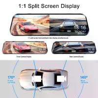 ราคา Car Touch Screen Video Recorder Rearview Mirror Dash Cam Front and Rear Camera Rearview Mirror Camera (1733455742197597821)