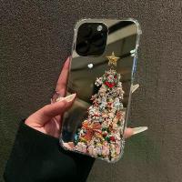 ราคา StellaLou Christmas Tree Mirror Case for iPhone 16 Pro Max Apple 15 Phone Case 14 New Model 13 Couple 12 (1733008539567359380)