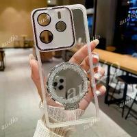 ราคา ส่งฟรี Redmi Note 14 4G 5G Glitter Bling Mirror Bracket Phone For Redmi Note 14 Pro Pro+ 14Pro 14Pro+ 5G 4G 2025 Full Lens Camera Protective Film Transparent Cover For Redmi Not (1733287423966480166)
