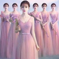 ราคา 2025 Spring Bridesmaid Dress New Summer Best Friend Outfit Graduation Choir Sister Group Long Dress (1733062723811247475)