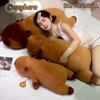 ราคา [COD] [tiktok]【Qeral】Capybara 50/70/90cm Capybara Plush Throw Pillow, Soft and Cute. Suitable for Birthday Gifts (1733054975770788938)