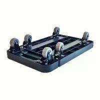 ราคา รถเข็นแบบพับได้อเนกประสงค์ น้ำหนักเบา และพกพาสะดวก รถเข็นขนาดเล็กพร้อมล้อกันลื่น เหมาะสำหรับใช้ในบ้านและคลังสินค้า ชั้น วาง ดัมเบล กล่อง ป๊อปคอร์น เน ซึ โกะ pegboard พร้อม (1732454407796983229)