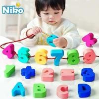ราคา Certified productsNIKO Early Educational Toys String Beads Toy Rope Threading Toys Montessori Toys ABC Toys For Kids Gifts (1733396792059397760)