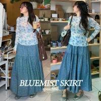 ราคา *พร้อมส่ง* Upeachme - Bluemist Skirt (เอว24-38") กระโปรงยาวลายดอกไม้ กระโปรงยิปซีระบายลายดอกไม้สีฟ้า กระโปรงยาว สินค้าดี (1732087666227840164)