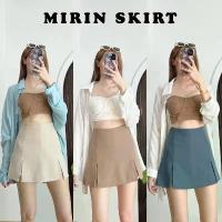 ราคา MIRIN SKIRT PANTS กางเกงกระโปรงผ่ารอบตัว ผ้าบาร์บี้เปเป้ ซิปข้าง (1733222107810465705)