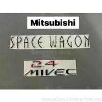 ราคา GoldenElephantFinds COD LOGO โลโก้SPACE WAGON 2.4 MIVEC ติดรถยนต์ #สติ๊กเกอร์ติดรถยนต์ #เพลทแต่งรถ#Logo Sticker (1733129898318857560)