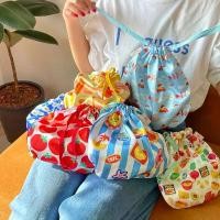 ราคา สินค้าขายดี คลังสินค้า กระเป๋าผ้าซาตินหูรูดใส่ของใช้ส่วนตัว String Bag (1732732196722476463)