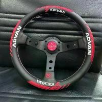ราคา VERTEX Steering wheel ADVAN Yokohama พวงมาลัย Vertex ขนาด 13“นิ้ว ก้านยก 2.5”นิ้ว แป้นแตรสีแดง (1733081119991433127)
