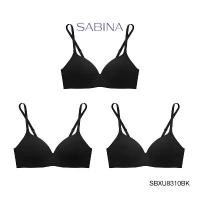 ราคา Sabina ซาบีน่า เสื้อชั้นใน INVISIBLE WIRE (Set 3 ชิ้น) (ไร้โครง) SEAMLESS FIT รุ่น Pretty Perfect รหัส SBXU8310BK สีดำ สินค้าแนะนำ (1732894454099904089)