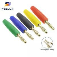ราคา [COD] New 4mm Plugs Gold Plated Musical Speaker Cable Wire Pin Banana Plug Connectors (1733458571427349966)