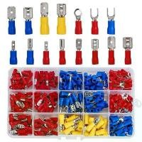 ราคา [COD] 280pcs Wire Connector Kit Male Female Insulated Terminals Cold Crimp Terminals Assorted Crimp Terminals Spade Butt Connector Kit (1733244128473155022)