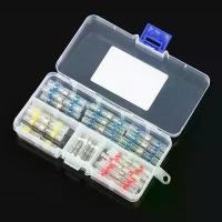 ราคา [COD] 50pcs Pieces Waterproof Solder Seal Tin Ring Heat Shrink Butt Wire Connector Terminal Electric Copper Tape Solder Sleeve (1733270944825181646)