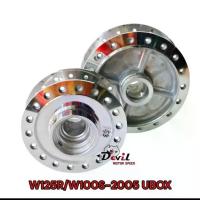 ราคา ดุมล้อ กลึงเงา WAVE125R ดุมกลึงเงา กระจก/ดุมหน้าดิส-หลังดรัม w125R/125X /เวฟ100S 2005-2008 (1733044476377597511)