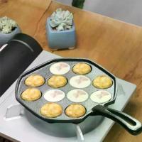ราคา กระทะ 12 หลุม แม่พิมพ์อบปลาหมึก เหล็กหล่อ ไม่ติด ผู้ผลิตลูกบอลปลาหมึก ทำเอง ทำอาหารบนเตาย่าง กระทะย่างทาโกะยากิ ทำอาหารที่บ้าน (1733308792776197729)