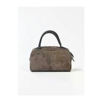 ราคา กระเป๋าโบว์ลิ่งหนังแกะแท้ปี 2025 กระเป๋าถือ กระเป๋าสะพายข้าง หนังแกะทั้งด้านในและด้านนอก สีนม ชานม รูปทรงกล่อง (1733425678903903904)