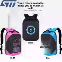 ราคา กระเป๋าดีไซเนอร์ กระเป๋าถือ กระเป๋าแฟชั่น สไตล์สตรีทเทรนด์ กระเป๋าเป้ไฟ LED สำหรับกลางแจ้ง ปั่นจักรยาน ไร้สาย บลูทูธ กระเป๋าโฆษณา กันน้ำ ดีไซน์โดดเด่น หรูหรา กระเป๋าสำหรับนักขี่ (1733224330919380190)
