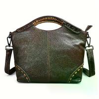 ราคา กระเป๋าถือ Haversack หนังหน้าม้า หนังม้าบ้า กระเป๋าสะพายไหล่หูหิ้วด้านบน สำหรับผู้หญิง 6640 (1732977521216226818)