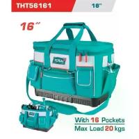 ราคา Total กระเป๋าเครื่องมือช่าง 16 นิ้ว (รับน้ำหนักสูงสุด 20 กิโลกรัม) รุ่นงานหนัก รุ่น กระเป๋าเป้ เครื่องมือ ช่าง ตู้ เครื่องมือ snapon (1732714973906372307)