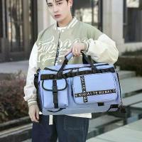 ราคา กระเป๋าเดินทาง ใบใหญ่ กระเป๋าเป้ เข้าฟิตเนส มีสายสะพายใส่เสื้อผ้า กระเป๋าขนาดใหญ่ สำหรับเดินทางเอนกประสงค์ (1732554002710234321)