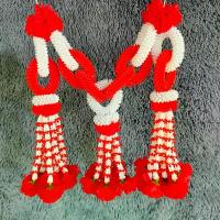 ราคา พวงมาลัยสามชาย สีเเดง ของตกแต่ง (1732743587310109733)