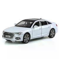 ราคา โมเดลรถอัลลอยจำลอง Audi A6L ของแท้ สเกล 1:32 ของตกแต่ง (1733119211174200534)