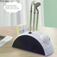 ราคา TOY BILL 1 ชุด กล่องจัดระเบียบ ปากกาสำหรับนักกอล์ฟ ของตกแต่งกอล์ฟขนาดเล็กสำหรับโต๊ะ ฐานกันลื่น ของตกแต่ง ที่ใส่ดินสอสำหรับลูกกอล์ฟ ความแปลกใหม่ 3 สี ชุดปากกากอล์ฟ ไม้กอล์ฟ (1733380719111668871)