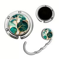 ราคา ที่แขวนรูปกระเป๋าสตางค์ ตะขอเกี่ยวกระเป๋า พับได้ ที่เก็บกระเป๋าถือ พับได้ ของตกแต่ง ตะขอโต๊ะ ของขวัญสุดพิเศษ เหมาะสำหรับการเดินทาง ดีไซน์หินอ่อนสีเขียว (1732632792413734497)