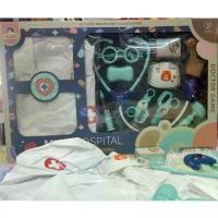 ราคา ของเล่น ชุดหมอ เสื้อกาวน์ ..หมอ พยาบาล ชุดอาชีพ ของเล่นคุณหมอ หมอเด็ก เสื้อหมอ Doctor set DF546-116A คําแนะนําการขายที่ร้อนแรงในเดือนนี้ (1732707052055463203)