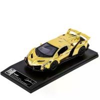 ราคา โมเดลรถโลหะผสม Lamborghini Supercar สีทอง KMM โมเดลรถสปอร์ต Venom ของเล่น (1733363399727482707)
