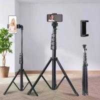 ราคา ขาตั้งโทรศัพท์อลูมิเนียม, ขาตั้งกล้อง, หมุนได้แนวตั้งและแนวนอน 360°, ขยายได้ 51 นิ้ว, พร้อมคลิปหนีบโทรศัพท์, เข้ากันได้กับโทรศัพท์มือถือ / กล้อง, เหมาะสำหรับวิดีโอ / บันทึก / ถ่า (1732928010167026987)