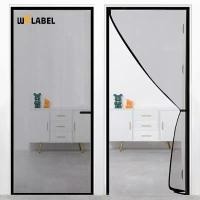 ราคา COD. Self-priming magnetic Velcro non-perforated screen door self-drilling black new home mosquito door curtain room side open door screen self-priming ห้องครัว ของใช้ในครัวเรือน (1732860103444104558)