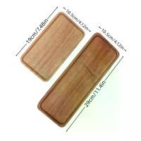 ราคา จานซูชิไม้ญี่ปุ่น 3 ชิ้น เหมาะสำหรับการจัดวางซูชิ ของหวาน ขนมขบเคี้ยว บาร์ขนมปังถาดอเนกประสงค์ ถาดชาทนทาน สำหรับบ้าน ห้องครัว ร้านอาหาร โรงแรม อุปกรณ์ครัว ตกแต่งโต๊ะ ถาดตกแต่ง ถาดไม้ (1733403864229446