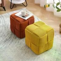 ราคา สตูลเตี้ย ทรงสี่เหลี่ยม พร้อมเบาะผ้าลูกฟูกเนื้อนุ่ม มัลติฟังก์ชั่น เหมาะสำหรับรองเท้าและที่วางเท้า เหมาะสำหรับโซฟา ห้องนอน และห้องนั่งเล่น ชั้นวางของ ชั้น (1733046304508970451)