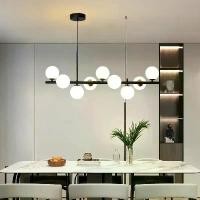ราคา โคมไฟเพดานแก้ว, สไตล์โมเดิร์น, สำหรับโต๊ะ, ห้องรับประทานอาหาร, ห้องนั่งเล่น, และห้องครัว, โคมไฟจี้, ไฟในร่ม, ตกแต่งบ้าน (1733061485300975087)