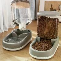 ราคา น้ำพุสัตว์เลี้ยงอัตโนมัติ 2 ชิ้น/เซ็ต พร้อมภาชนะใส่อาหารสุนัข น้ำพุสำหรับสุนัขและแมว พร้อมชามอาหาร เหมาะสำหรับสุนัขและแมว ชาม แมว สแตนเลส เครื่องให้น้ำให้อาหารสุนัขอัตโนมัติ ตู (1731929060890936437)