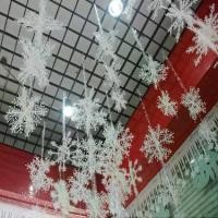 ราคา เครื่องประดับแขวนคริสต์มาส, การออกแบบเกล็ดหิมะไขลาน, สร้างสรรค์, ทำจากลวดพลาสติก, เหมาะสำหรับตกแต่งหน้าต่างโรงแรม, ทำจากโฟม, การออกแบบเกล็ดหิมะ อาหาร งานแต่ง พาน งาน หมั้น กล่อง จุ่ม (1733250935567058