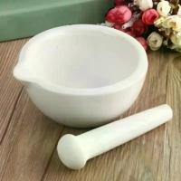 ราคา ชุดโถบดหม้อปูนซีเมนต์สำหรับงานหนัก 1 ชุด สีขาวหรูหราพร้อมฐานกันลื่นก้นเรียบ ดีไซน์โค้งมน พื้นผิวเจียรไม่เคลือบผิว เหมาะสำหรับห้องครัว ห้องปฏิบัติการ ร้านขายยา โรงสีที่ทนทาน เหมาะ (1732963051830936585)