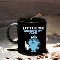 ราคา แก้วเซรามิก 1 ชิ้น ลาย "Little Miss Where's My Vape" ปลอดภัยสำหรับเครื่องล้างจาน แก้วกาแฟใช้ซ้ำได้พร้อมดีไซน์ตลก ศิลปะการ์ตูนสีดำและน้ำเงิน สำหรับชา กาแฟ และเครื่องดื่ม ของขวัญตล (1733341856137708991)