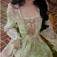 ราคา ชุดเดรสสตรีแขนยาว ลายดอกสไตล์ฝรั่งเศส เอวคาด ใหม่ล่าสุด งาน ชุด ไป งานแต่ง สาว อวบอ้วน เดรสคอเต่า ชุดเดรส เดรสผ้า ไซส์ ใหญ่ สีเขียว เดรส เว้า หลัง เซ็ท สวยๆ มินิเดรส น่ารัก แท้ (1733274120395785575)
