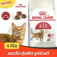 ราคา Royal Canin Fit 32 รอยัลคานิน ฟิต32 อาหารแมว แมวโต หุุ่นฟิต บำรุงขน อายุ 1 ปีขึ้นไป ขนาด 4 kg (1732611260446966883)