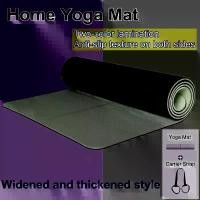 ราคา เสื่อโยคะ กันลื่นเป็นพิเศษ ความหนาแน่นสูง TPE (8 มม.) กันกระแทก และเงียบ เสื่อออกกำลังกาย พร้อมสายสะพาย สีเขียวอ่อน/เทาเข้ม 72 นิ้ว x 31.5 นิ้ว อุปกรณ์โยคะ (1732242448180282486)