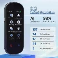 ราคา เครื่องแปลเสียงแบบทันทีแบบพกพา, Z2, หน้าจอสัมผัส 3.1 นิ้ว, เครื่องแปลแบบเรียลไทม์, พร้อมการบันทึกและการถ่ายภาพ, เหมาะสำหรับการเรียนรู้, การเดินทาง, และการประชุม (1732150223241184599)