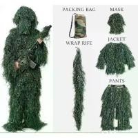 ราคา ชุดพราง เสื้อคลุมลายพราง เสื้อผ้า ชุดพรางซุ่มยิง ชุดพรางตัว ชุดล่าสัตว์ กลางแจ้งลายพรางซุ่ม Ghillie Suit 5Pcs (1732939747516122671)