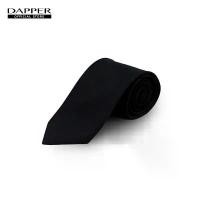 ราคา DAPPER เนคไท 7.5 cm Square Weave Tie สีดำ (TI/BK/818RJ) (1733191351391520225)
