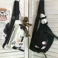 ราคา A[ibeautyt.my] Unisex Harajuku Canvas Sling Bag – Versatile Multi-Functional Crossbody Chest and Waist Bag (1733172801364591676)