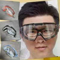 ราคา [เก็บเงินปลายทาง] Windproof Goggles, Safety Glasses, Mechanic's Glasses, Motorcycle Driving Glasses, Windproof, Dustproof, Exercise, Safety, Upgraded Model, Special Clear Lenses. (1733407219800638814)