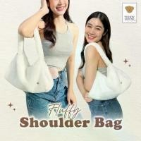 ราคา Teddy House :Fluffy Shoulder Bag กระเป๋าสะพายไหล่ กระเป๋าขนนุ่ม สะพายข้าง Keychain (1733158173825861597)