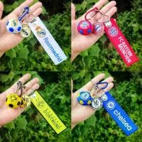 ราคา 4-Piece set Club Keychain: Woven Buckle+Team Logo Football+colored Full Metal emblem Real Madrid Liverpool Juventus Paris Chelsea AC Milan fashion accessory backpack Pendant (1732824311050569618)